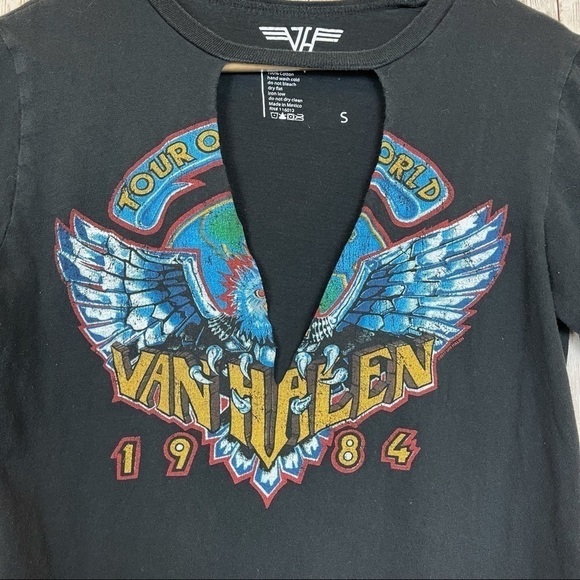 Van Halen 1984 Concert Short Sleeve Top Size Small - Picture 3 of 7